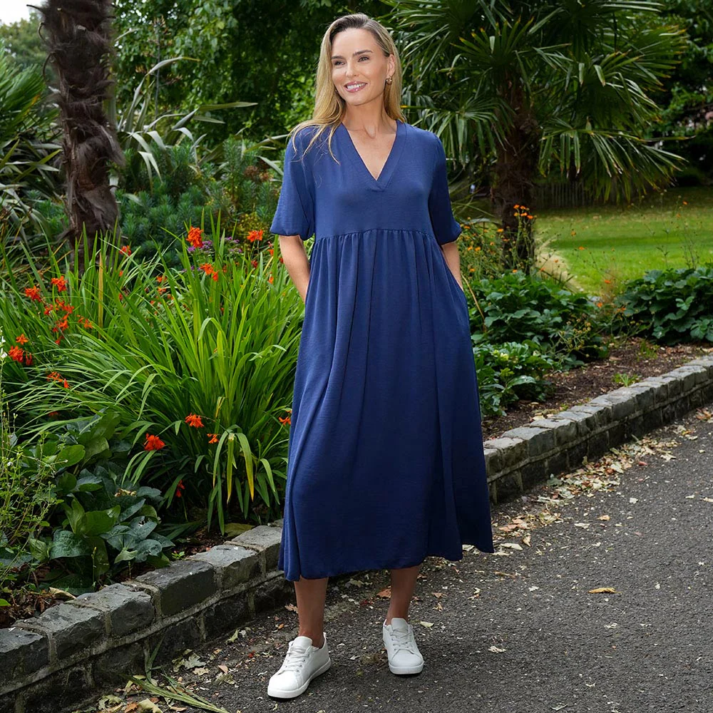 Pamela Dress (Navy) - Image 2