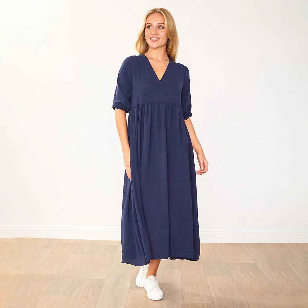 Pamela Dress (Navy) - Image 5
