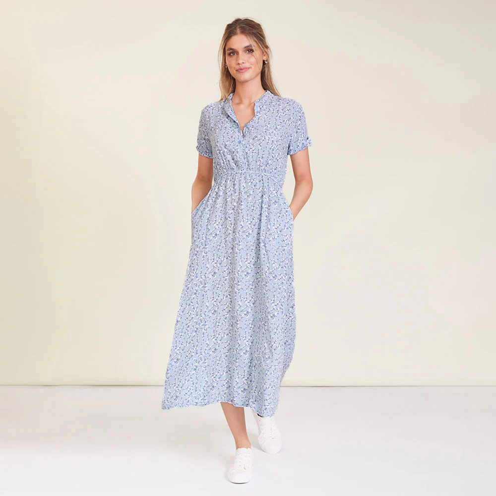 Parker Dress (Blue Floral) - Image 2