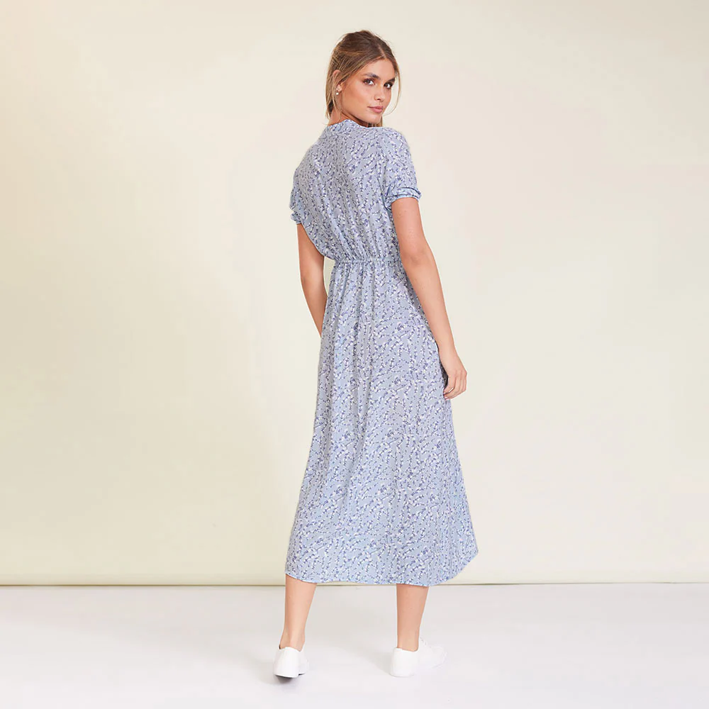 Parker Dress (Blue Floral) - Image 6