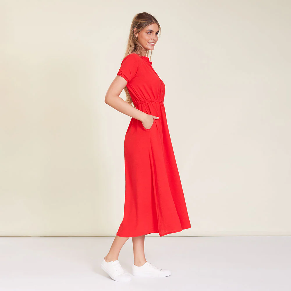 Parker Dress (Red) - Image 2