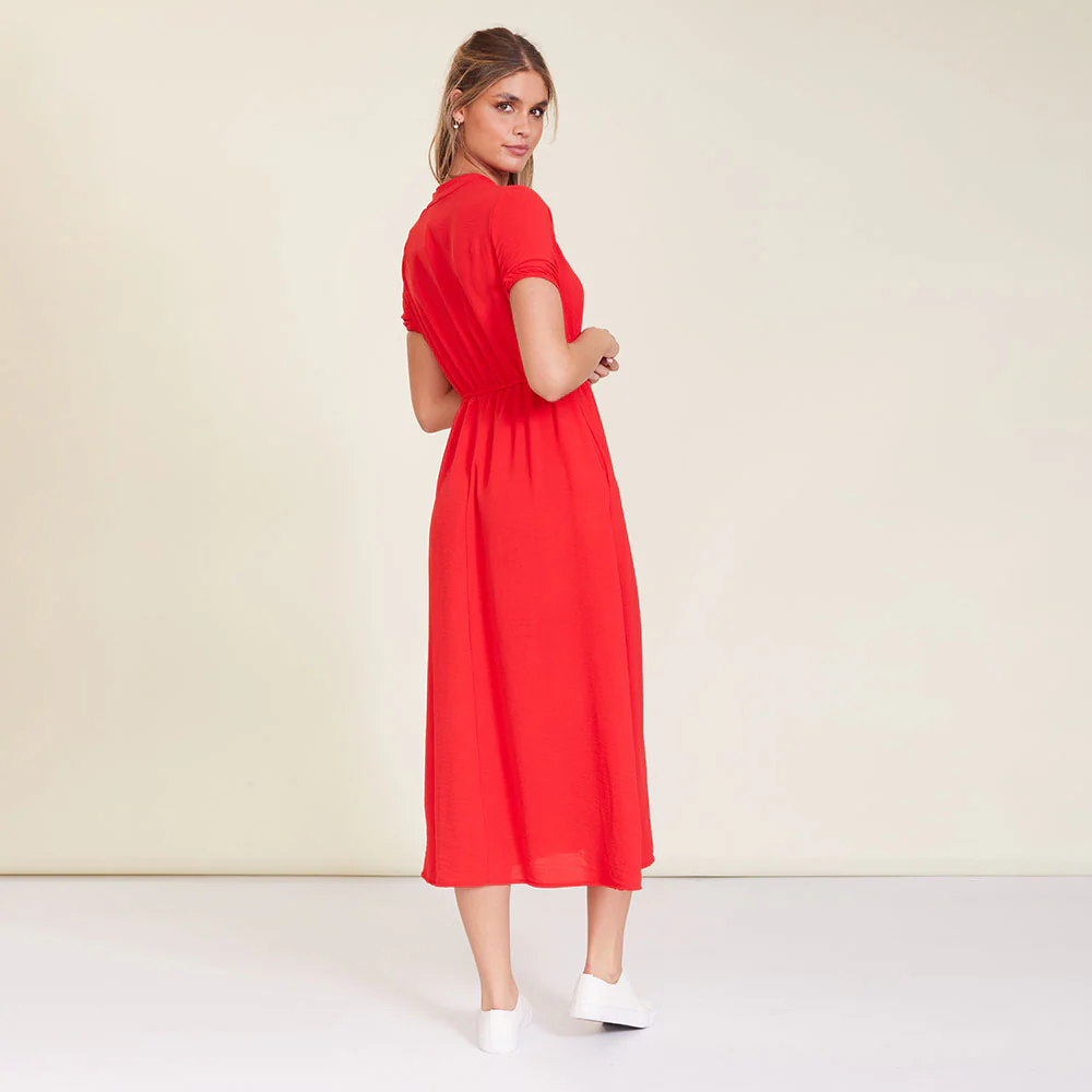 Parker Dress (Red) - Image 5