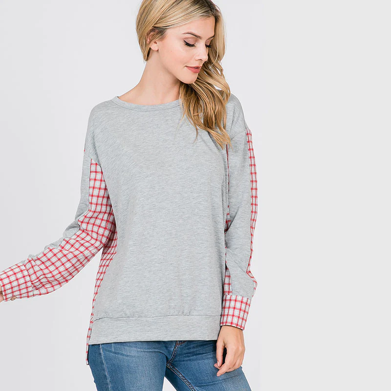 Patsy Picnic Sweater Heather Grey - Image 9