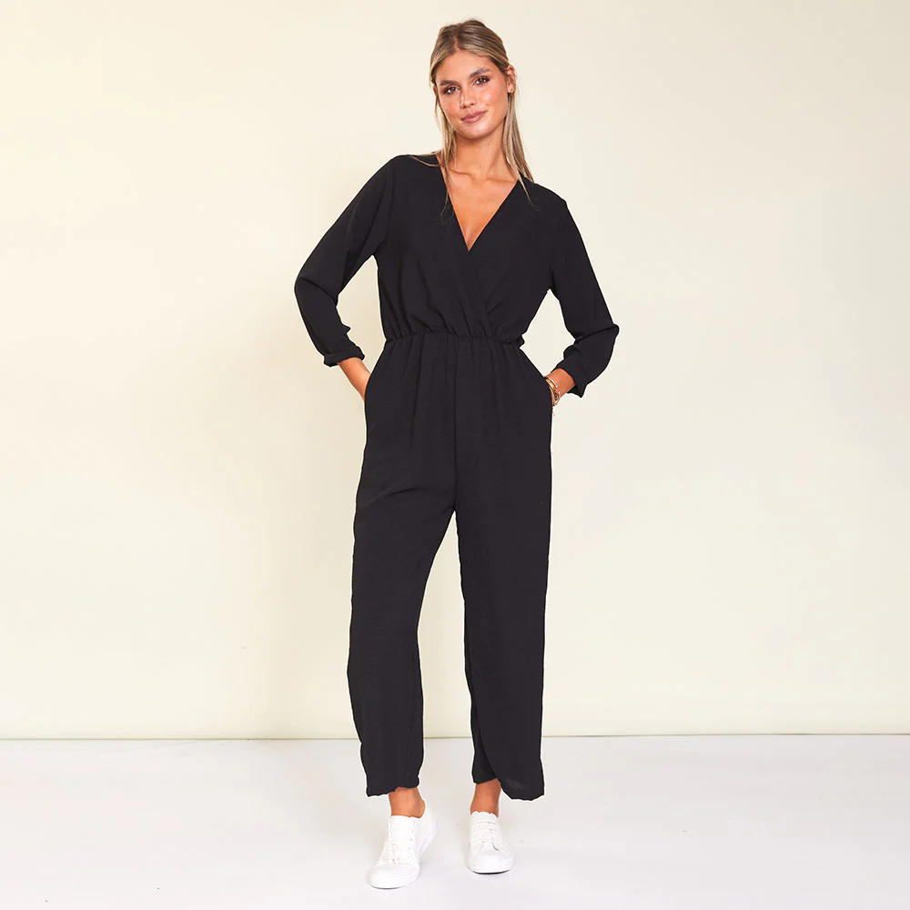 Pattie Jumpsuit (Black) - Image 9