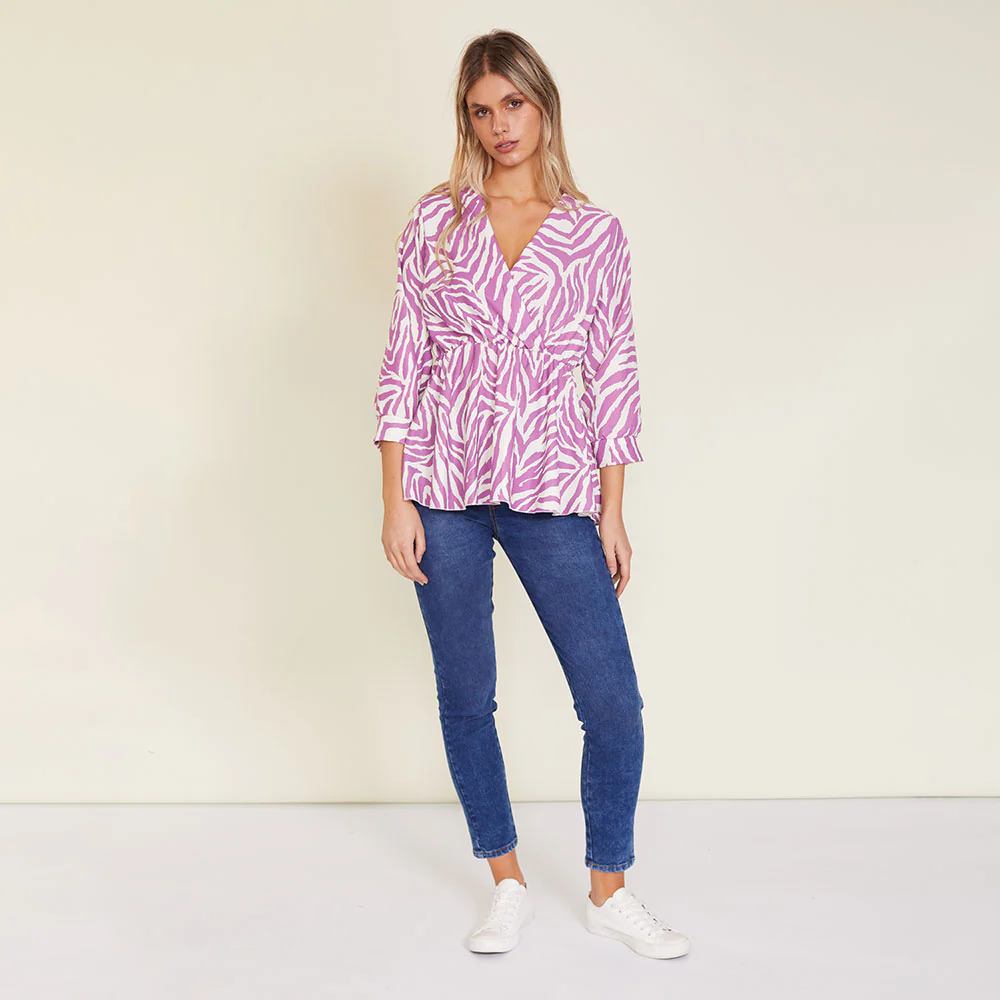 Pearl Top ( Zebra Lilac) - Image 2