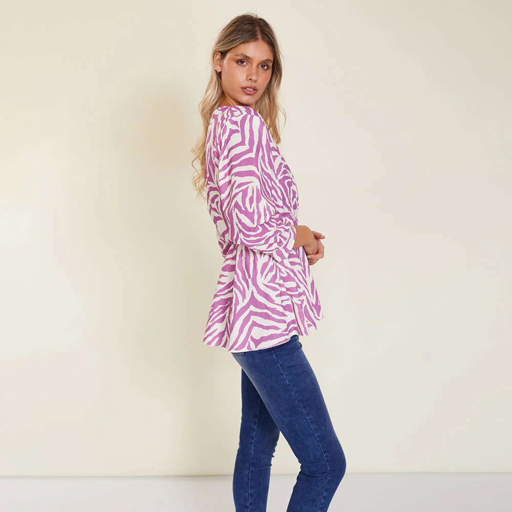 Pearl Top ( Zebra Lilac) - Image 3