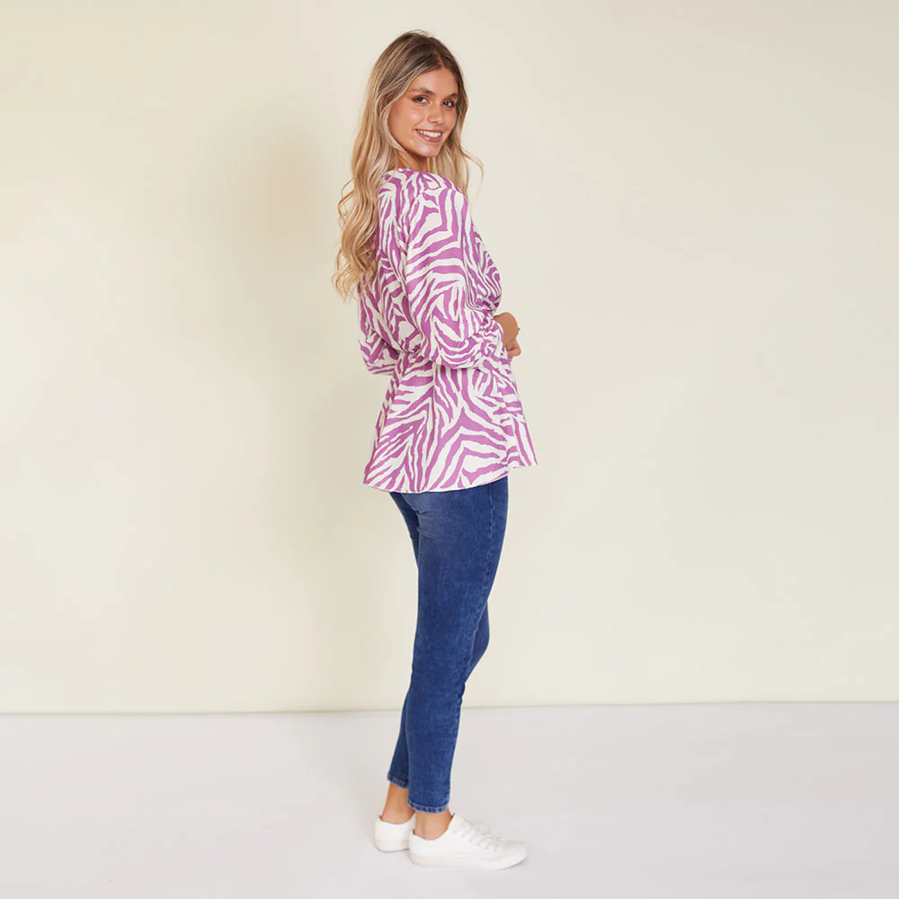 Pearl Top ( Zebra Lilac) - Image 6