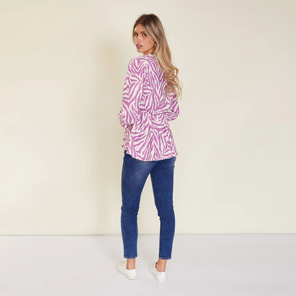 Pearl Top ( Zebra Lilac) - Image 7