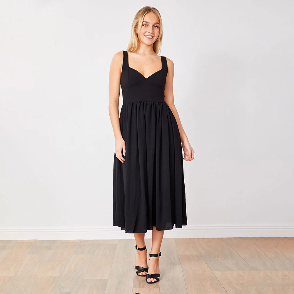 Penny Dress (Black) - Image 6