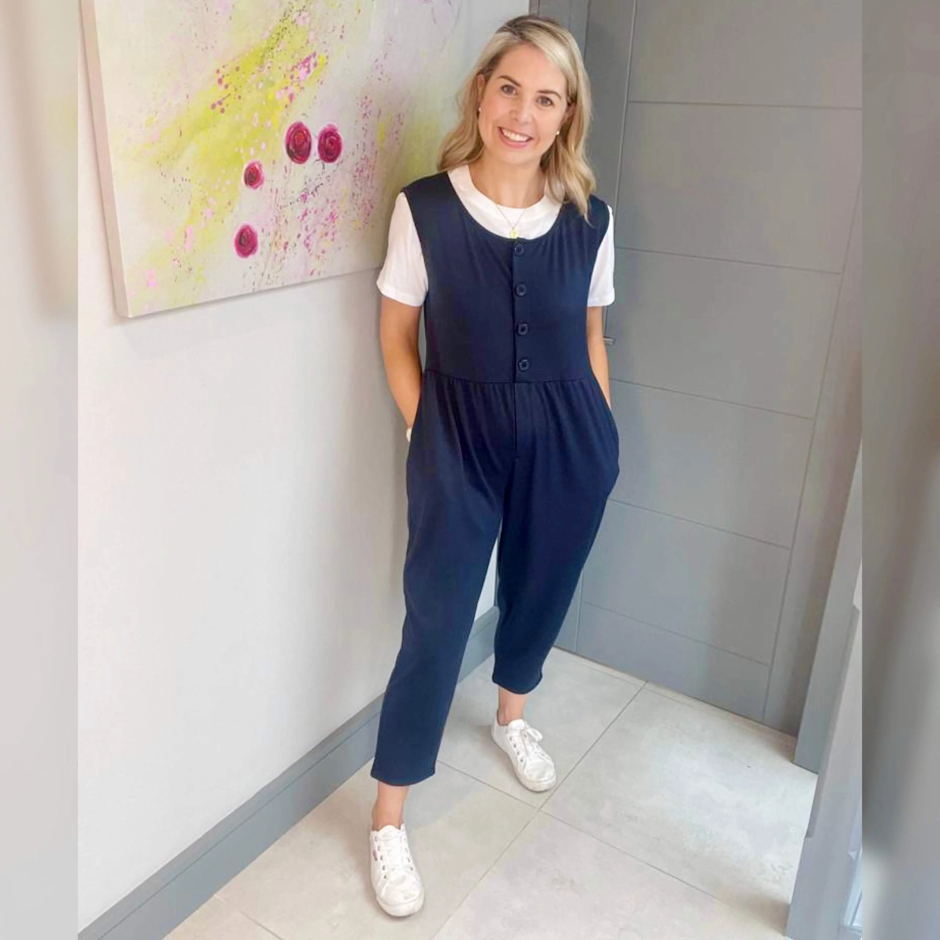 Penny Jumpsuit (Navy) - Image 2