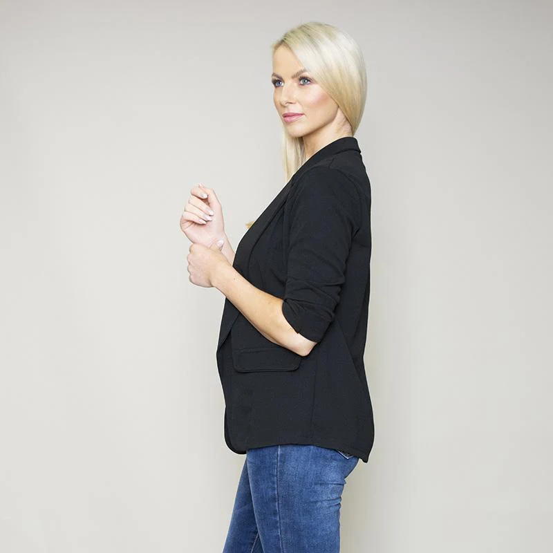 Rosalyn Stretch Blazer (Black) - Image 5
