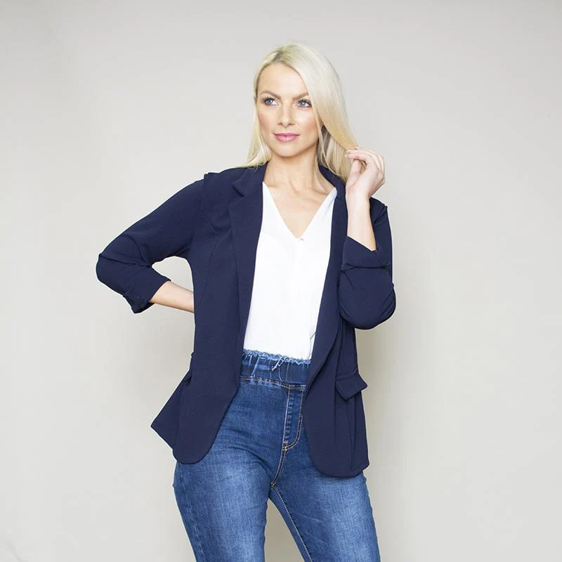 Rosalyn Stretch Blazer (Royal Navy) - Image 3
