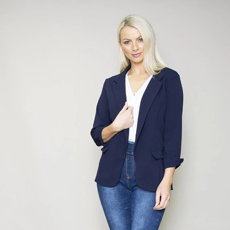 Rosalyn Stretch Blazer (Royal Navy) - Image 4