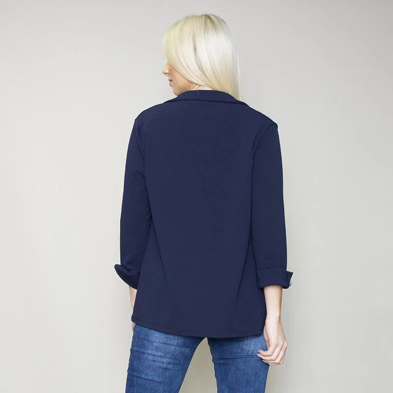 Rosalyn Stretch Blazer (Royal Navy) - Image 9
