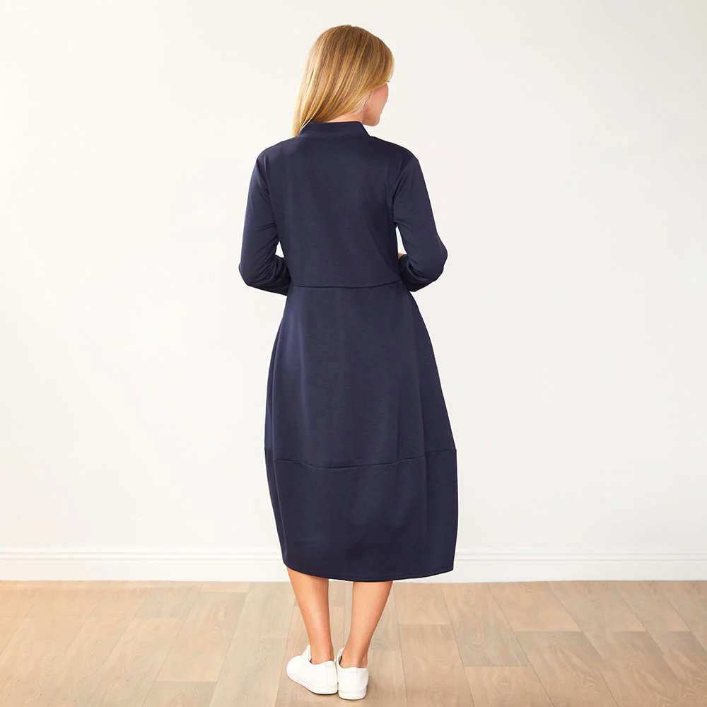 Pheobe Dress (Navy) - Image 10