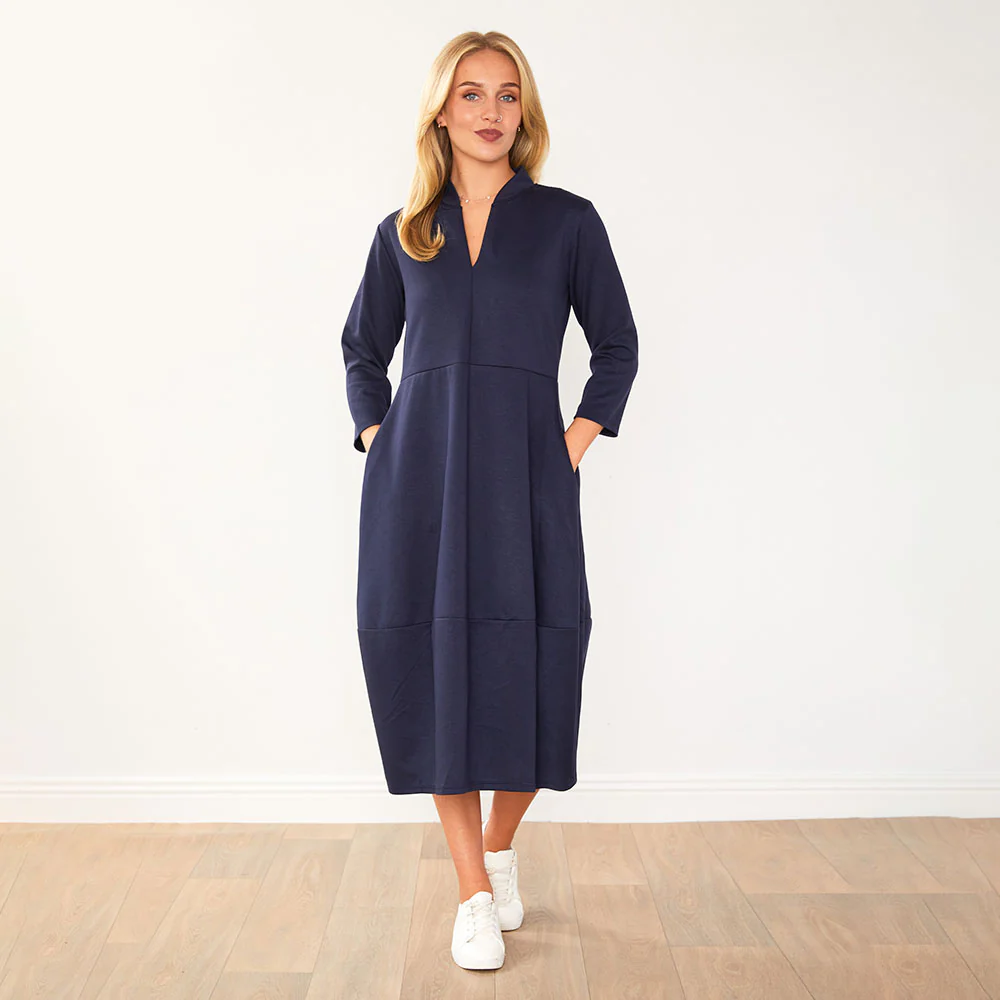 Pheobe Dress (Navy) - Image 4