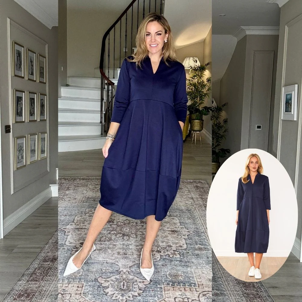 Pheobe Dress (Navy) - Image 5