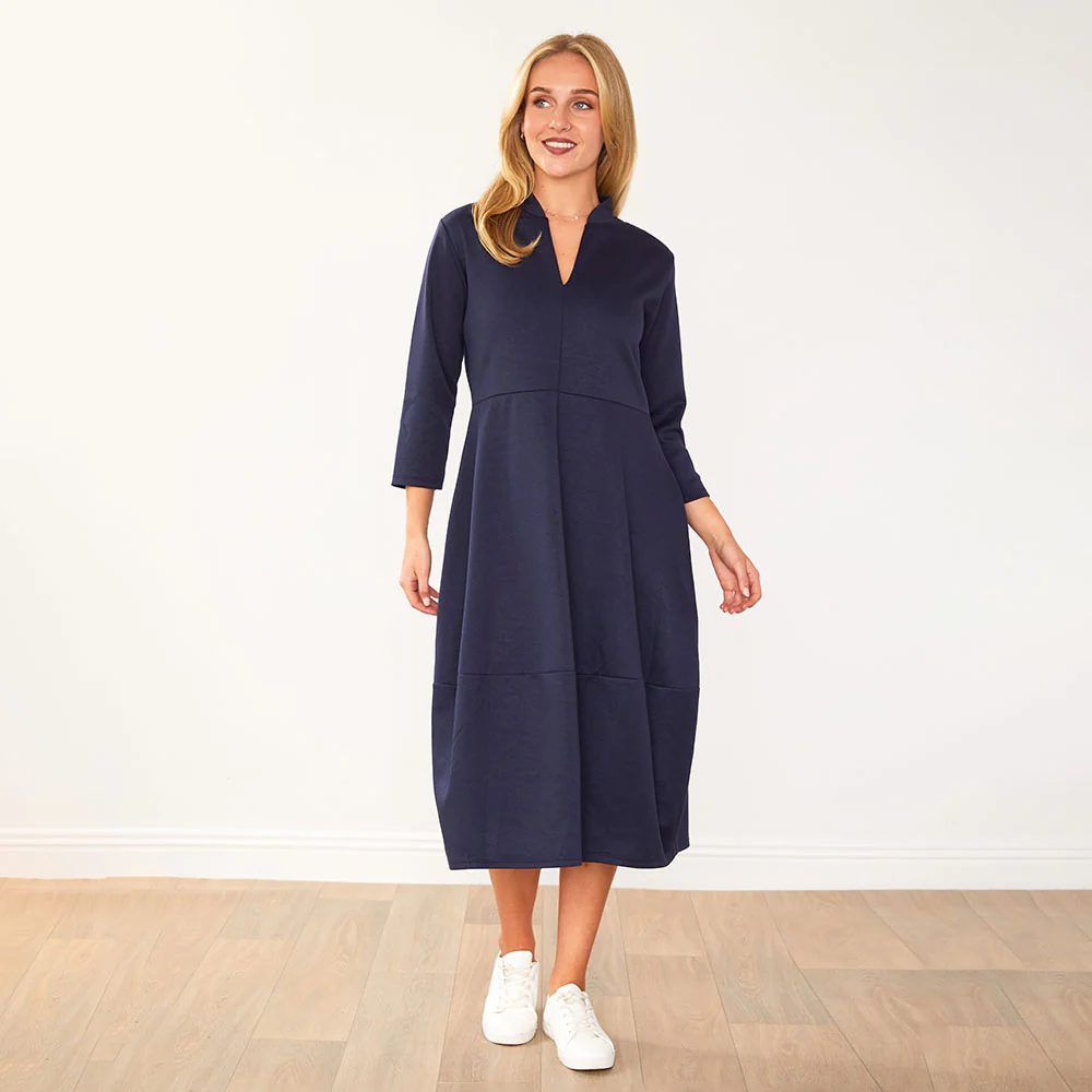 Pheobe Dress (Navy) - Image 6