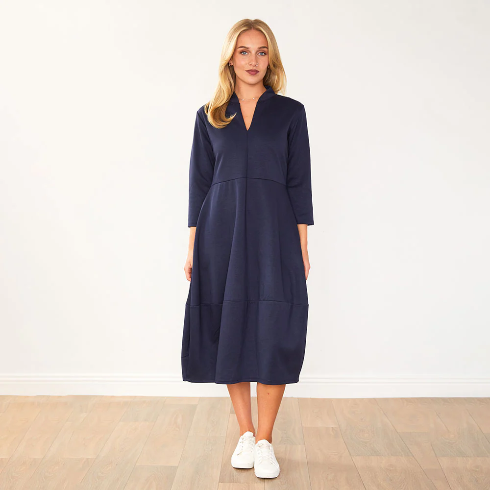 Pheobe Dress (Navy) - Image 7