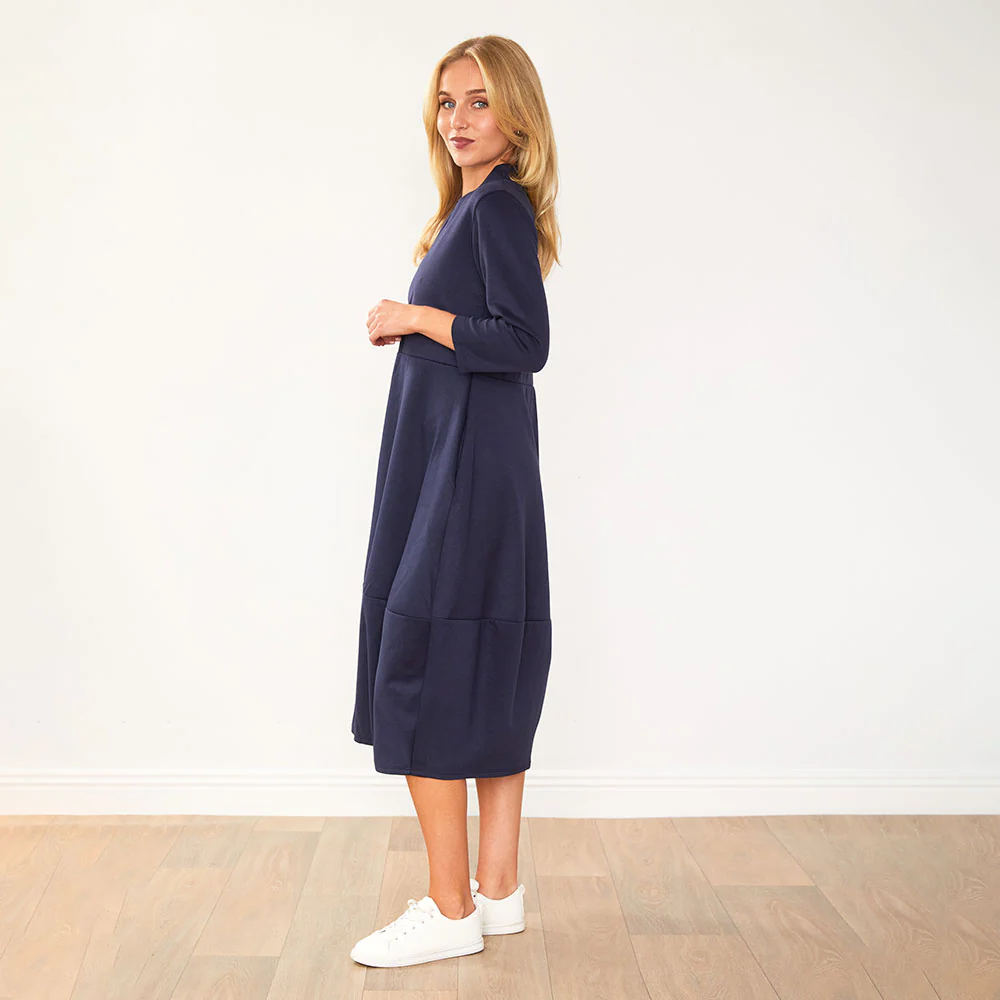 Pheobe Dress (Navy) - Image 9