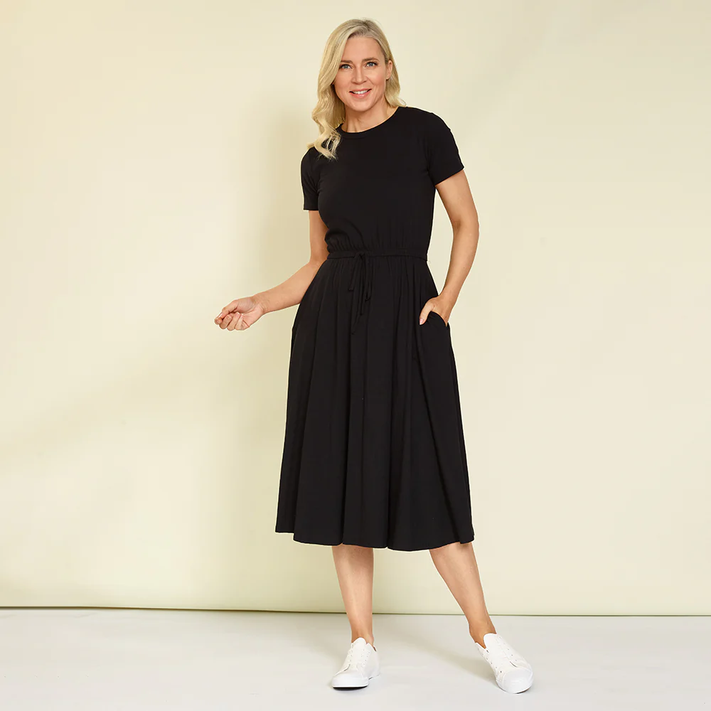 Piper Dress (Black) - Image 6