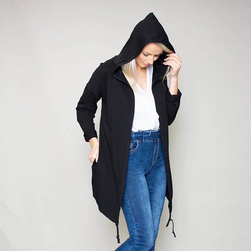 Pippa Parka Hoody (Black) - Image 10