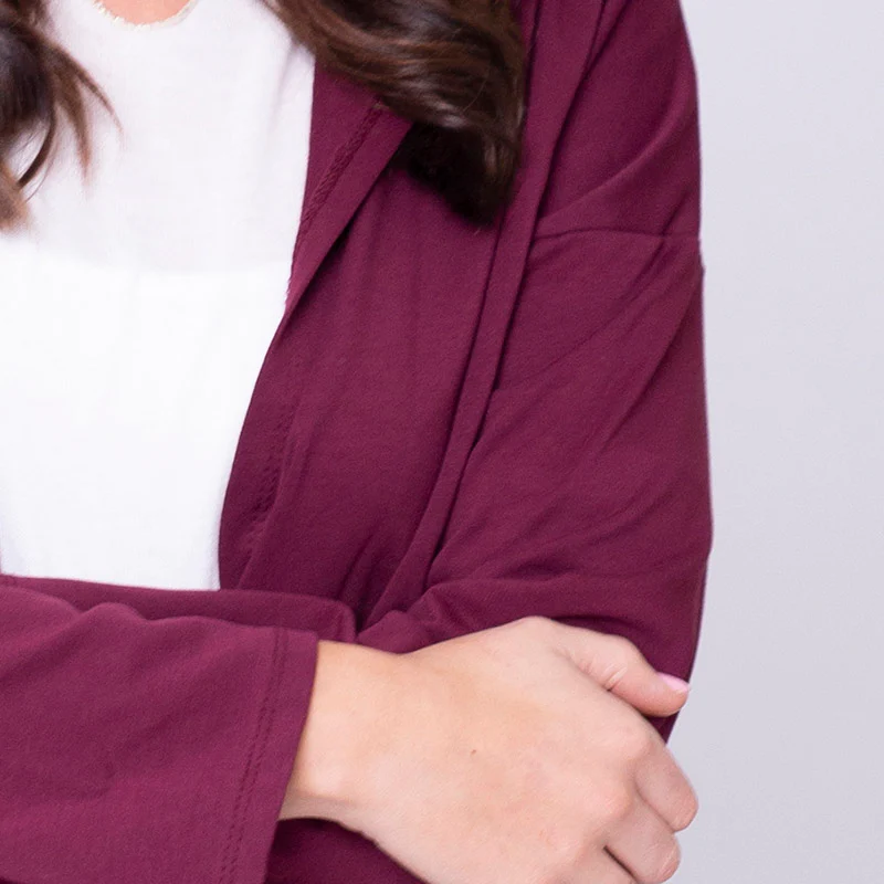 Pippa Parka Hoody Burgundy - Image 2