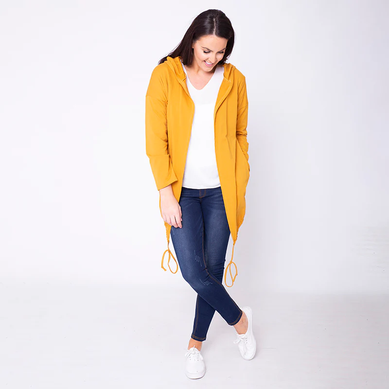 Pippa Parka Hoody Mustard - Image 2