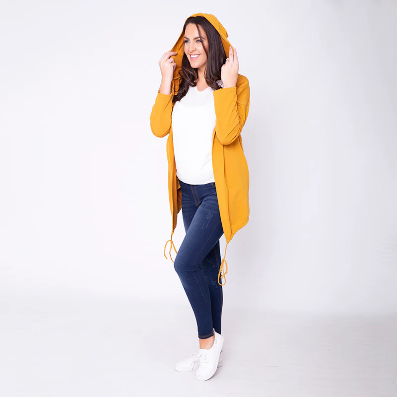 Pippa Parka Hoody Mustard - Image 5