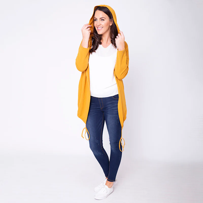 Pippa Parka Hoody Mustard - Image 6