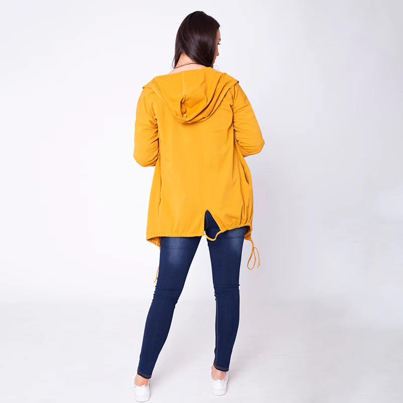 Pippa Parka Hoody Mustard - Image 8