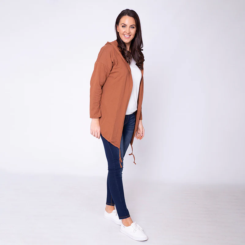 Pippa Parka Hoody Rust - Image 2