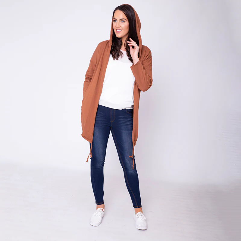 Pippa Parka Hoody Rust - Image 5