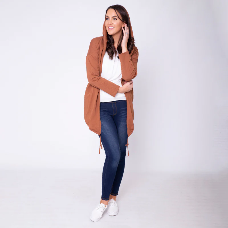 Pippa Parka Hoody Rust - Image 6