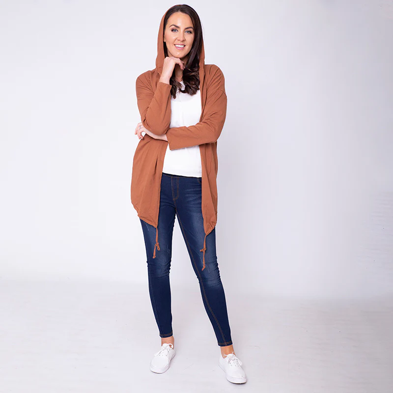 Pippa Parka Hoody Rust - Image 7