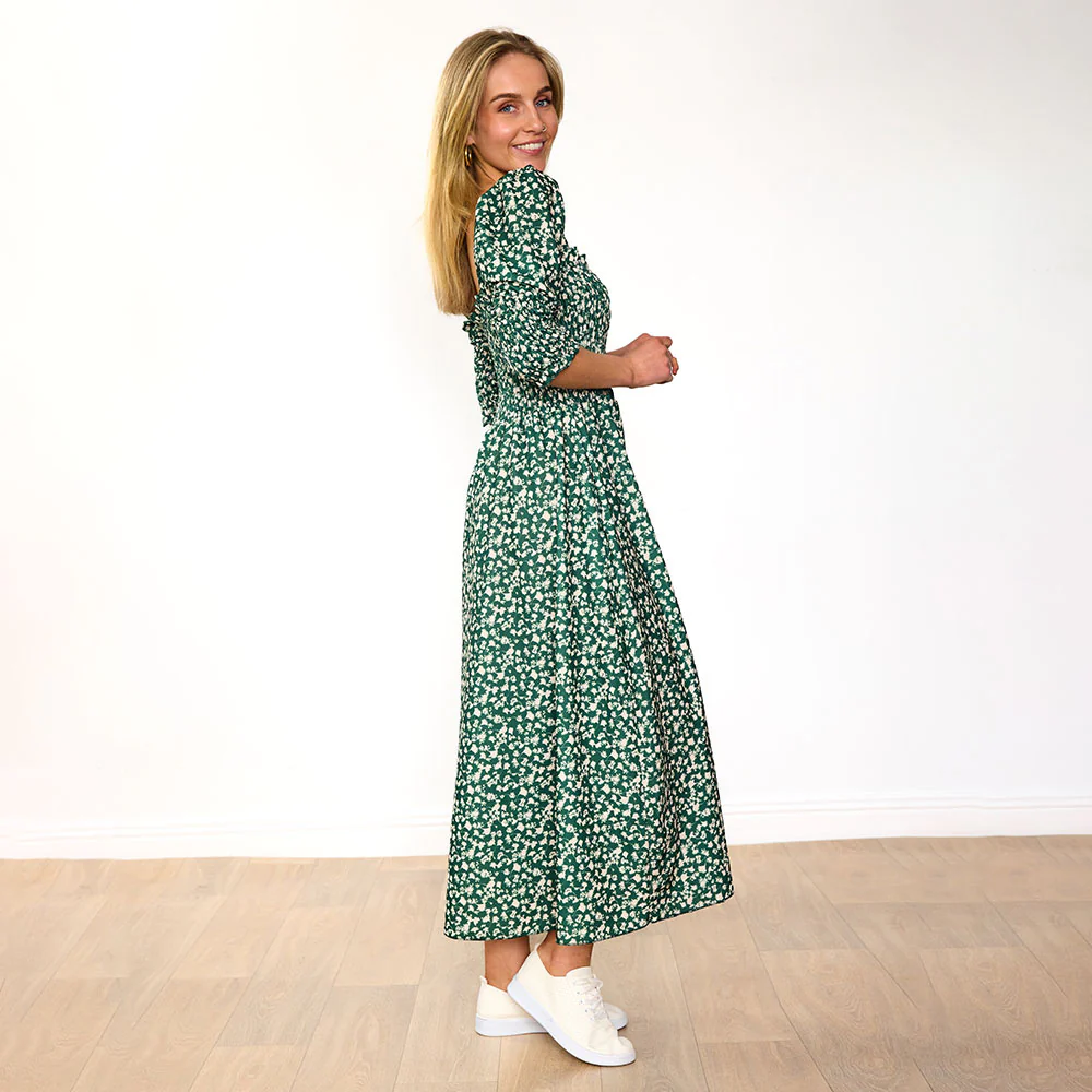 Pixie Dress (Floral Green) - Image 7