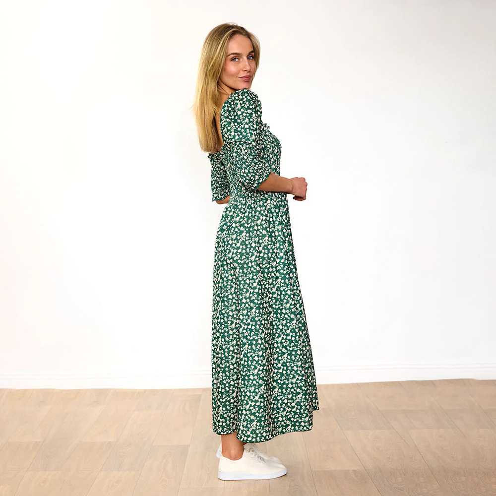 Pixie Dress (Floral Green) - Image 8