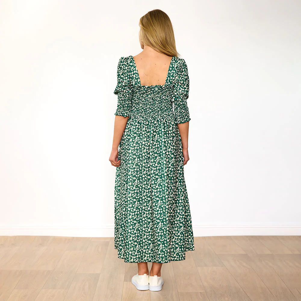 Pixie Dress (Floral Green) - Image 9