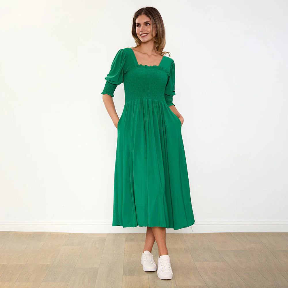 Pixie Dress (Green) - Image 3