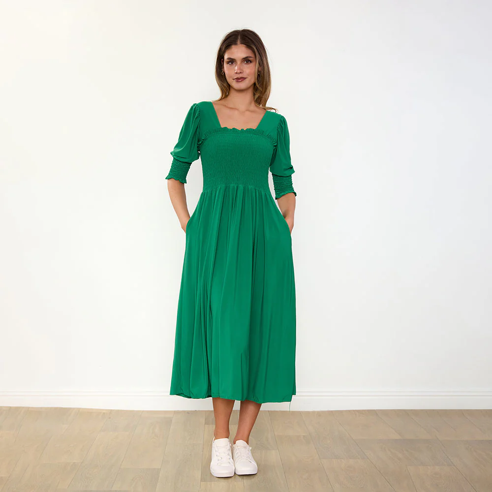 Pixie Dress (Green) - Image 5
