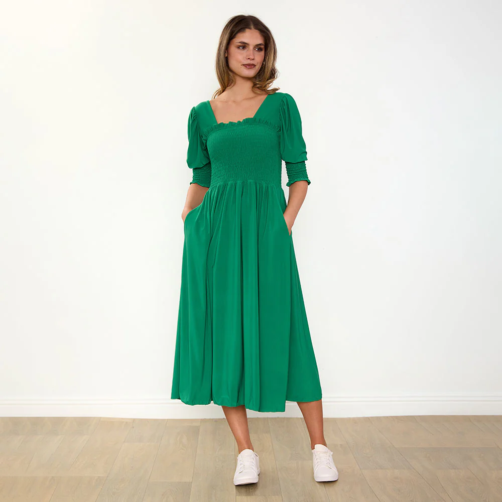 Pixie Dress (Green) - Image 7