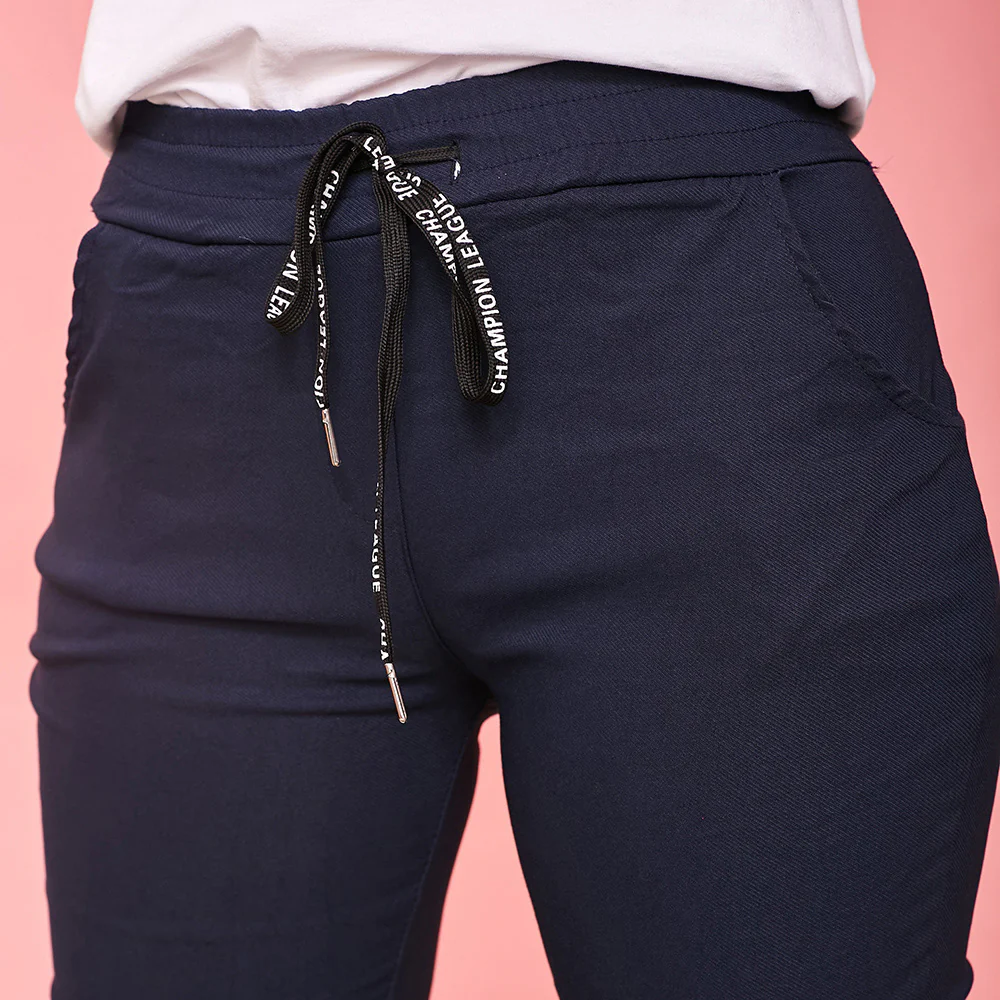 Riona Stretch Trousers (Navy) - Image 7