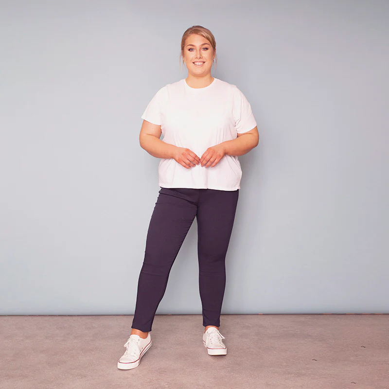Zoe Trousers (Navy) - Image 6