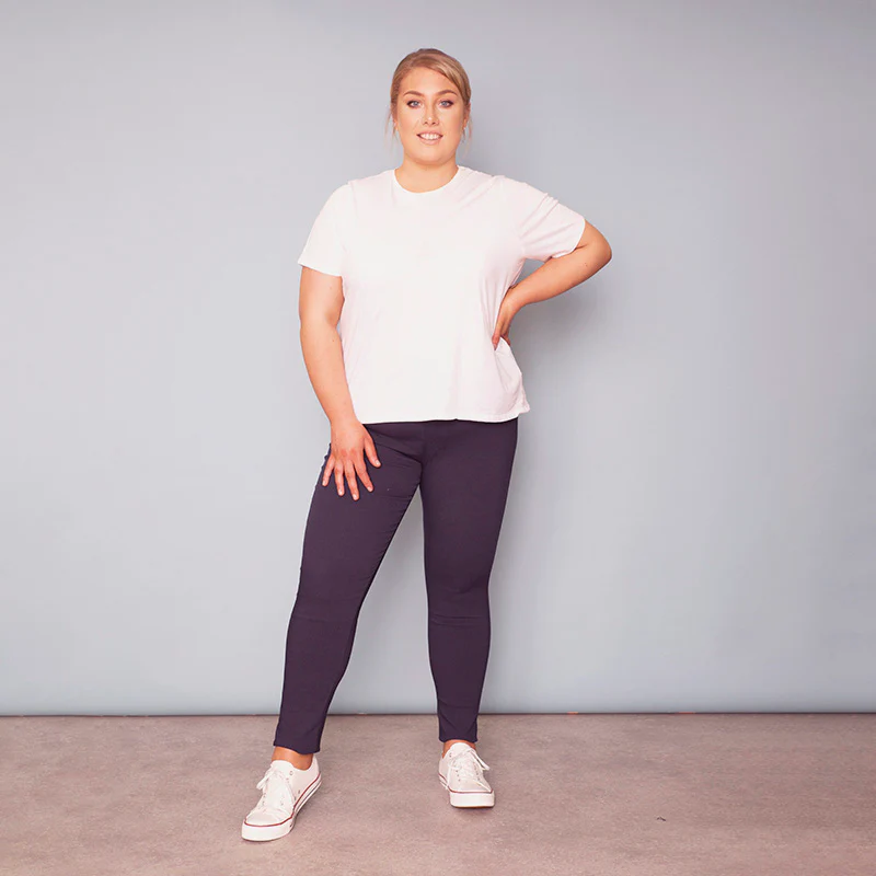 Zoe Trousers (Navy) - Image 7