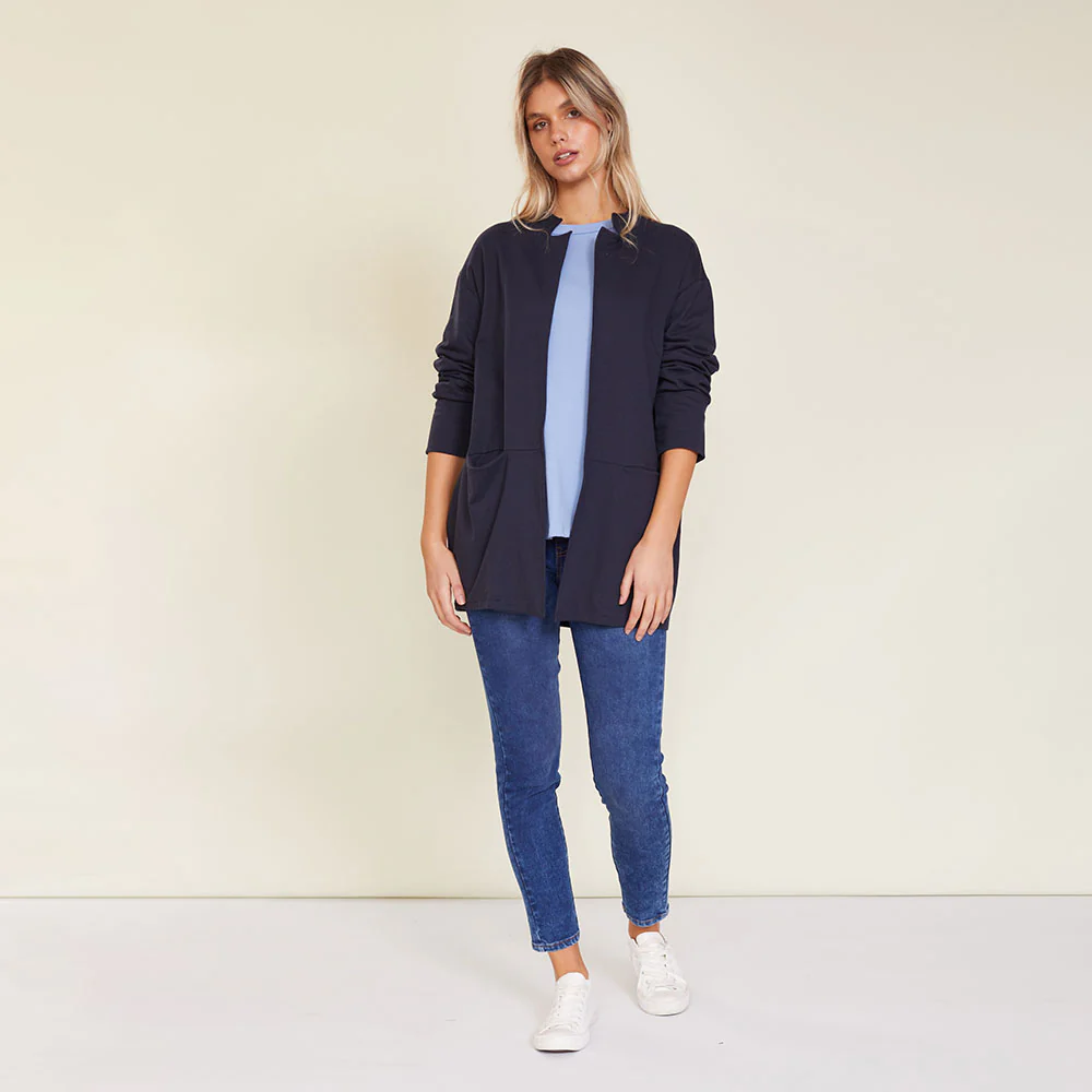 Polly Jacket (Navy) - Image 2