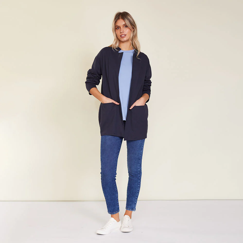 Polly Jacket (Navy) - Image 3