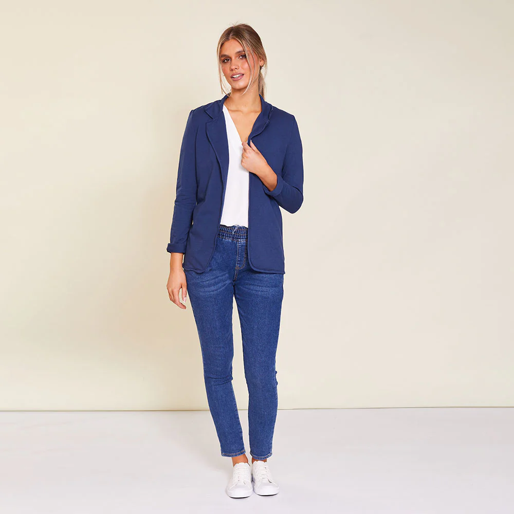 Poppy Blazer (Navy) - Image 3