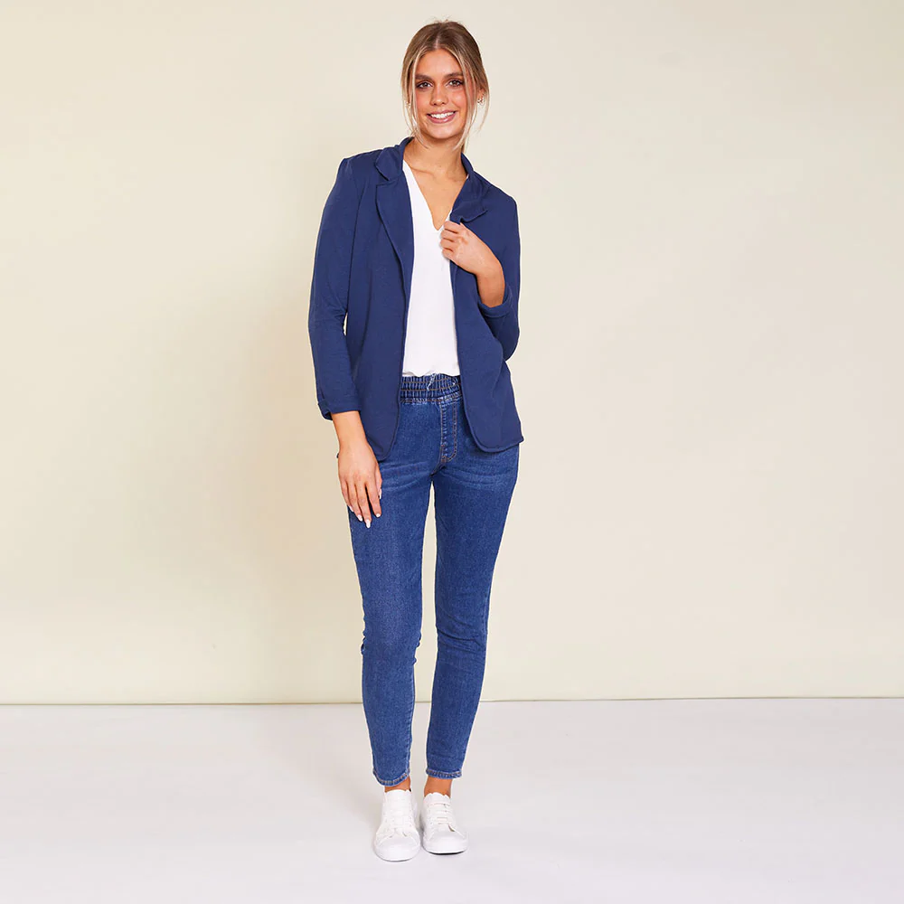 Poppy Blazer (Navy) - Image 4