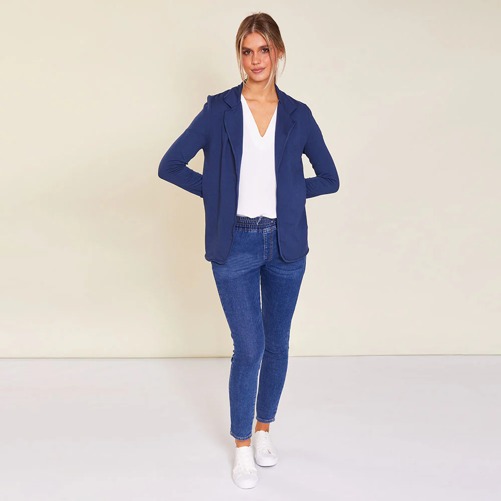 Poppy Blazer (Navy) - Image 5
