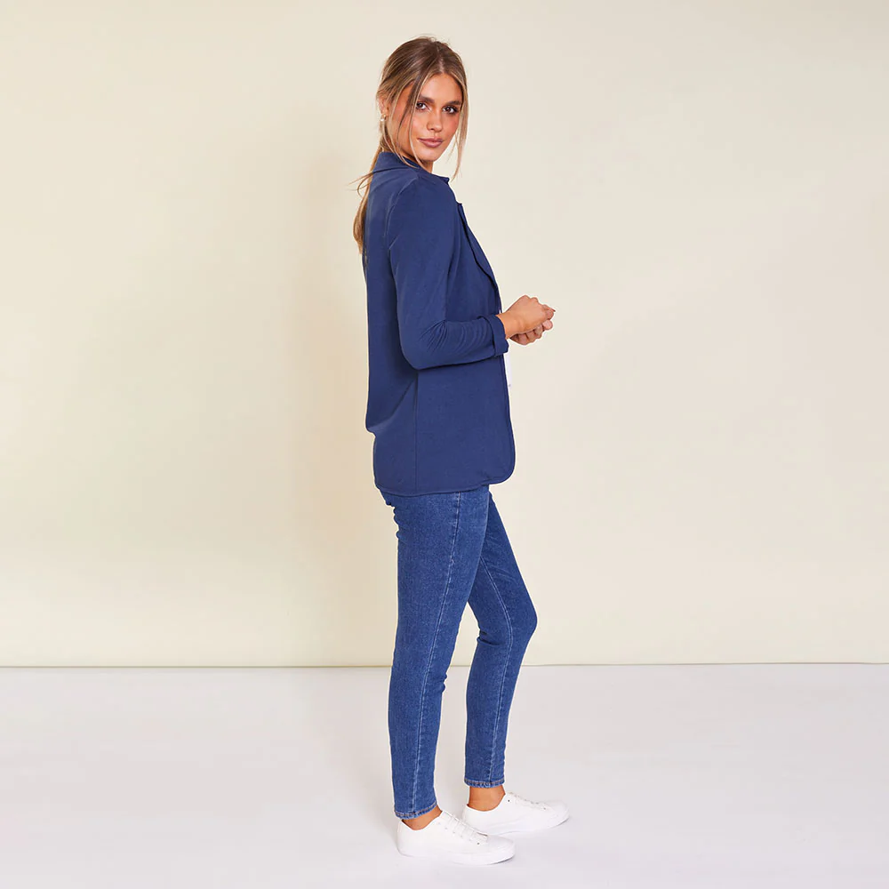 Poppy Blazer (Navy) - Image 6
